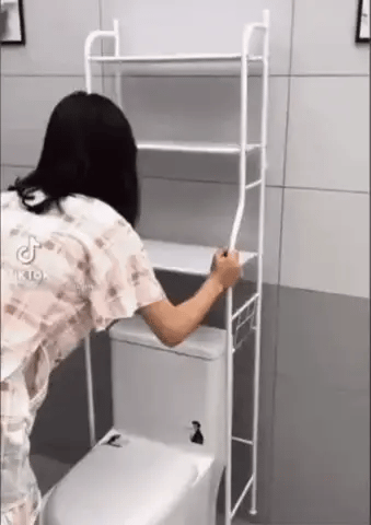 Estante Organizador de Baño — 3 Niveles sobre Inodoro