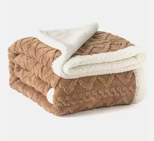 Frazada Plush con Chiporro 2 Plazas — Suave y Cálida