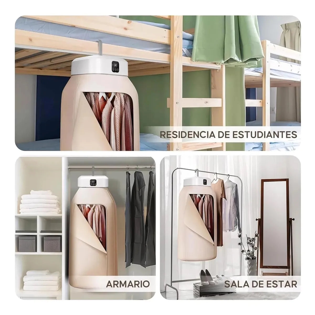 Secador de Ropa Portátil Premium – Secado Rápido y Antibacterial